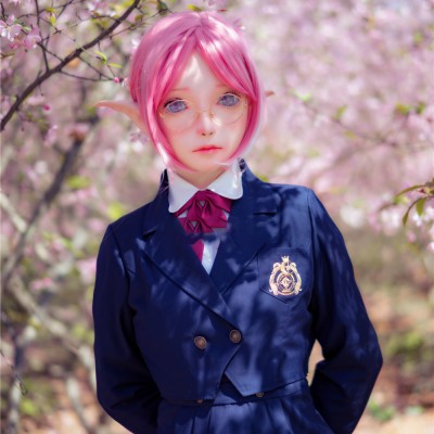 (MO012)Customize Half Head Resin Cartoon Cosplay Japanese Character Anime Role Play Crossdress Kigurumi Doll Mask With Elf Ear (MO012)Customize Half Head Resin Cartoon Cosplay Japanese Character Anime Role Play Crossdress Kigurumi Doll Mask With Elf Ear